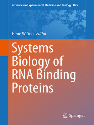 cover image of Systems Biology of RNA Binding Proteins